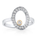 Totem- Oval Diamond Ring O.4191