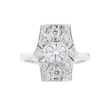 Art Deco Style 'Gatsby-Amelia' Diamond Ring   WPR07