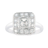 Art Deco Style Diamond Ring   WPR25